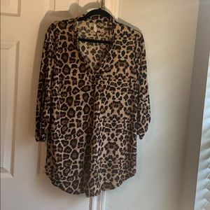 Cheetah Print Top
